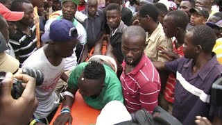 Kenya demonstrator shot in Odinga stronghold Kisumu [upl. by Carew72]