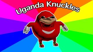 Behind The Meme Uganda Knuckles  Origin of Ugandan Knuckles Meme [upl. by Anemolihp368]