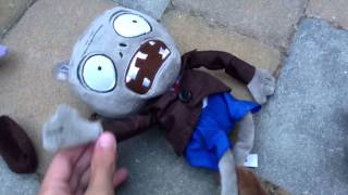 Plants vs Zombies Plush The Zombies Attack [upl. by Ahsiruam]