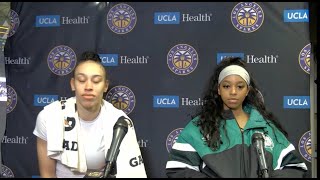 LA Sparks Basketball  Postgame Press Conference 52124 [upl. by Warfeld]