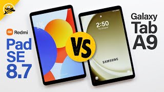 BETTER SMALL TABLET Redmi Pad SE 87 vs Galaxy Tab A9 [upl. by Runck]