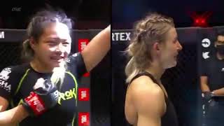 R3 SUPERGIRL VS EKATERINA VANDARYEVA MUAYTHAI FIGHT women muaythai video youtube youtuber [upl. by Aihseket478]