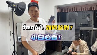 蘋果FOG屏！該如何區分？對比原廠屏差價巨大！看完你也可以分辨 [upl. by Anegue692]