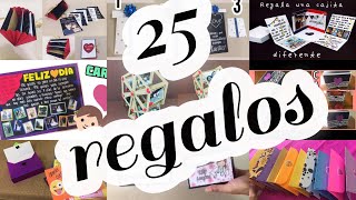 25 ideas de regalos fáciles y bonitos  Especial tarjetas de amor y amistad [upl. by Ettigirb]