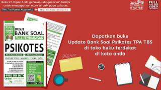 Update Bank Soal Psikotes TPA TBS [upl. by Arorua424]