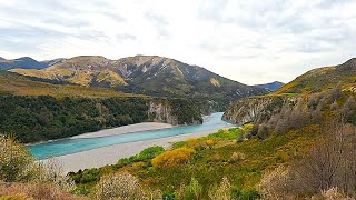 New Zealand Road Trip TranzAlpine Rail Journey to Arthurs Pass Waimakariri River Gorge [upl. by Leidba687]