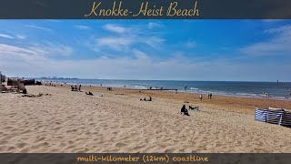 Belgiums Famous Seaside  KnokkeHeist Beach [upl. by Hillell958]