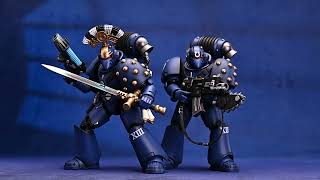 JOYTOY 118 Warhammer The Horus Heresy Ultramarines MK VI Tactical Squad，Made by zackyj2610 [upl. by Yedorb]