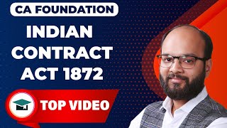 Indian Contract Act 1872 Complete Chapter  Business Law Chapter 2  CA Foundation September 2024 [upl. by Ylenaj]