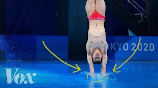 How Olympic divers make the perfect tiny splash [upl. by Georgy712]