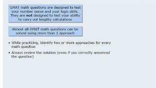 5 GMAT Lesson General GMAT Math Strategies [upl. by Atilef]