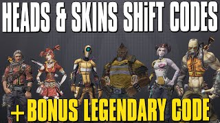 Borderlands 2 PreSequel Heads amp Skins  Legendary Weapons SHiFT Codes [upl. by Heron]