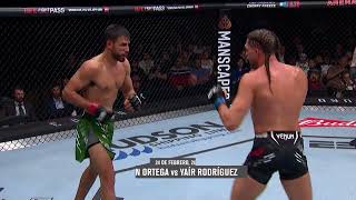 NocheUFC Brian Ortega Somete a Yair Rodriguez [upl. by Arihas]