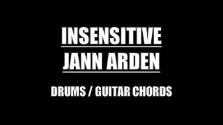 Jann Arden  Insensitive Drums Guitar Chords amp Lyrics [upl. by Barber]