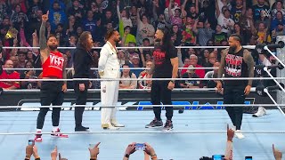 WWE 13 NOV 2024 Seth Rollins Joins Roman Reigns Semi Zayn amp The Usos WWE SmackDown Raw Highlights [upl. by Marcelia]