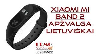 Išmanioji apyrankė Xiaomi Mi Band 2  Aktyvumo apyrankė Mi Band 2 [upl. by Esir]