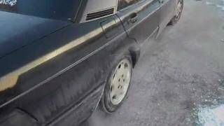 Benz W201 Drift  Burnout [upl. by Tiffy368]