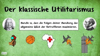 Klassischer Utilitarismus Bentham und Mill [upl. by Godfrey]