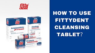 Fittydent Cleansing Tablets 40s  pH9 [upl. by Yecaw]