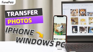 How to Transfer Photos from iPhone to Windows PC 3 Ways  iPhone Photo Transfer [upl. by Vernier]