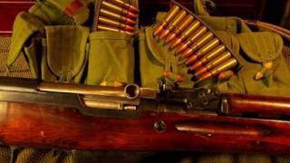 SKS Rifle amp Ammo Bandoleer [upl. by Aitas338]