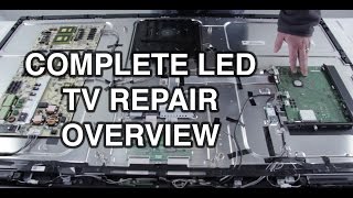 LED TV Repair Tutorial  Common Symptoms amp Solutions  How to Repair LED TVs [upl. by Isador]