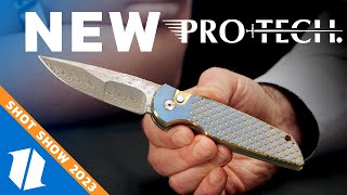 NEW ProTech Knives  Shot Show 2023 [upl. by Odnalro]