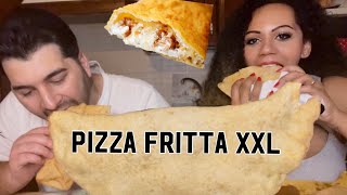 PIZZE FRITTE GIGANTI EATING SHOW MUKBANG ITA😱🍕 [upl. by Enneyehs497]