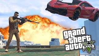 SNIPERS vs STUNTERS 3 GTA 5 Funny Moments [upl. by Mourant]