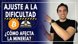 QUE ES EL AJUSTE DE DIFICULTAD PARA MINAR BITCOIN BTC  Juan en Cripto [upl. by Maurita170]