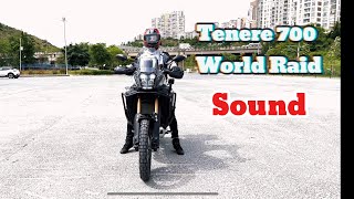 YamahaTenere 700 World Raid Sound  TTorque [upl. by Enerehs]