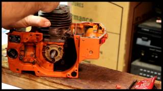 Husqvarna 262xp dismantling and rebuild part 3  assembly [upl. by Ninahs298]