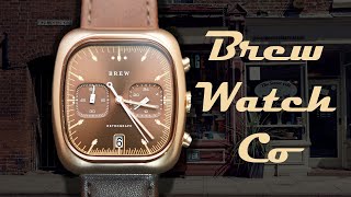 Brew Watch Co  Espresso Retrograph  Unboxing and Review [upl. by Llennahs904]