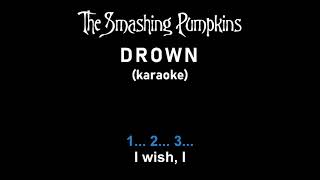 Karaoke The Smashing Pumpkins  Drown [upl. by Nuawed]