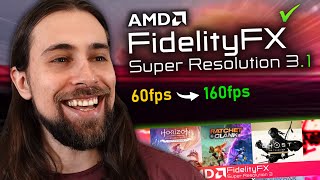 AMD FSR 31 is HERE Better Quality Less Shimmering amp Decoupled Frame Generation [upl. by Netsrijk46]