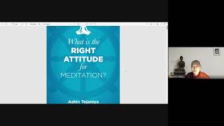 Guided Insight meditation about Right Attitude Cittanupassana [upl. by Tann]