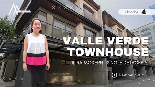 FOR SALE VALLE VERDE SINGLE DETACHED TOWNHOUSE [upl. by Ettennil285]