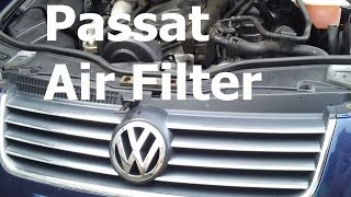 Volkswagen VW Passat 19 TDI B5 B55 Air Filter Replacement [upl. by Rubens352]