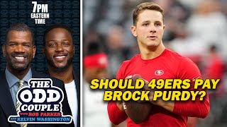 Should the 49ers Pay Brock Purdy BIG Money  THE ODD COUPLE [upl. by Telford144]