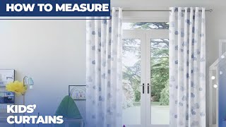 How to Measure amp Hang Kids Curtains [upl. by Lledo899]