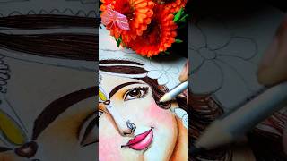 Radharani Drawing 🥰💖🌼 shorts radharani radhe shortsfeed ytshorts [upl. by Ia]