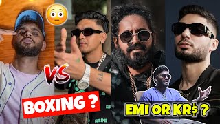 KARMA VS LOKA  BOXING MATCH😳  NAZZ ON COLLAB WITH KRNA VS EMIWAY  MC SQUARE WITH DILJIT DOSANJH [upl. by Rucker]