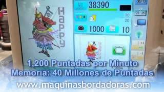 Bordadora HAPPY video promocional [upl. by Anir881]