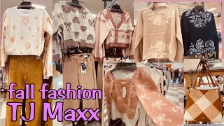 💟TJ MAXX NEW FALL COLLECTION  FALL CLOTHING TRENDS SHOP WITH ME [upl. by Burg]