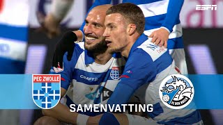 1️⃣3️⃣ DOELPUNTEN 2️⃣ HATTRICKS amp een RECORDOVERWINNING 🔥😱  Samenvatting PEC Zwolle  FC Den Bosch [upl. by Turmel484]