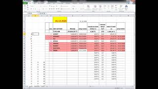 EXCEL İLE BASİT MAAŞ HESAPLAMA TABLOSU1 [upl. by Colwell]