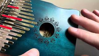 Newlam Kalimba Thumb Piano 17 Keys Portable Mbira Finger Piano Gifts Review [upl. by Kreitman]