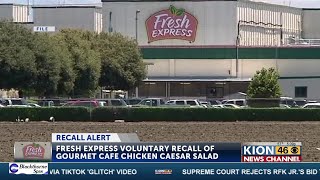 Fresh Express voluntarily recalls salad bowls over potential Listeria in chicken [upl. by Edijabab]