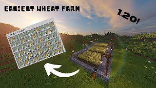 Minecraft Auto WHEAT FARM  120 JAVA  WHEAT FARM tutorial [upl. by Coumas]