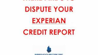 Experian Credit Dispute  3 Ways To Dispute Experian Credit Reports [upl. by Ferree]